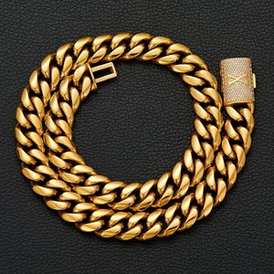 Pulsera de eslabones cubanos con hebilla de 26 letras con incrustaciones de circonitas para hombre |   Joyería Hip Hop de Acero Inoxidable Chapado en Oro PVD de 18K con Alfabeto de la A a la Z - Product Image 4