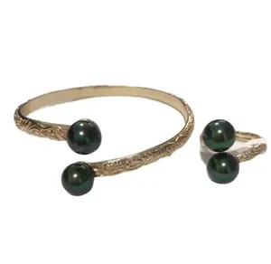 Bracelet bohème personnalisé avec perles, ensemble de bijoux de plage, plaqué or 18 carats, bohème
