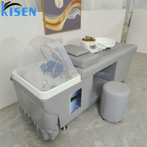 Table de massage multifonctionnelle Kisen pour salon de beauté, lit de shampoing, table de soin du visage et spa capillaire – Fabrication chinoise - Product Image 3