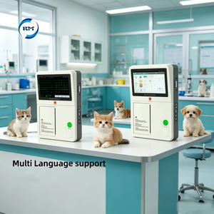 Dispositivo Portátil <span class=keywords><strong>de</strong></span> ECG Veterinario <span class=keywords><strong>de</strong></span> 5 Derivaciones con Batería Integrada y Detección <span class=keywords><strong>de</strong></span> Desconexión del Paciente - Product Image 3