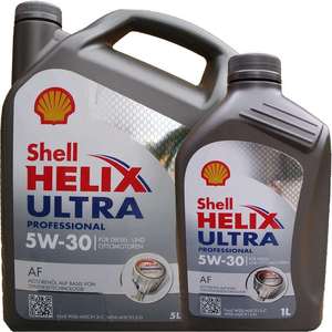 Aceite de Motor de Alto Rendimiento Shell <span class=keywords><strong>Helix</strong></span> Ultra <span class=keywords><strong>5W</strong></span>-<span class=keywords><strong>30</strong></span> 4L para BMW, Mercedes Benz, VW, Renault - Product Image 1