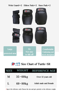 Protection articulaire professionnelle légère et de haute qualité à coque rigide, réglable et confortable pour genoux, coudes et poignets – Épaisse et polyvalente - Product Image 4