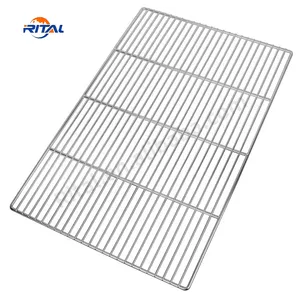 Stainless Steel Bbq Grill Wire Mesh Large BBQ Grill Grid BBQ Grill Net For Outdoor Cooking