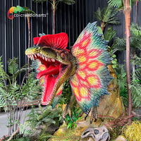 Modèle de dinosaure T-Rex animatronique réaliste pour attraction de parc à thème, aire de jeux extérieure, exposition de musée