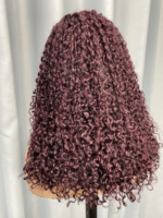 Perruque en Cheveux Humains Vietnamiens Bruts 13*4, Double Dessin, sans Colle, Longue, Petite, Transparente, Bouclée Pixie