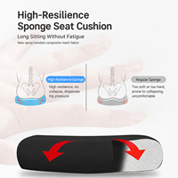 Chaise de formation ergonomique pliable en gros avec tablette d'écriture et roulettes silencieuses pour salle de classe et salle de conférence
