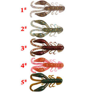 Señuelo de Pesca TOPIND de Silicona con Sabor a Pescado, Cola Rizada, Camarón Falso, <span class=keywords><strong>Langosta</strong></span>, Cebo Suave, Simulación de <span class=keywords><strong>Insecto</strong></span> - Product Image 2