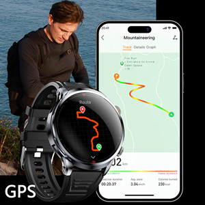 <span class=keywords><strong>Reloj</strong></span> Inteligente GAOKE Ip67 con Wifi, Monitor de Ritmo Cardíaco y Sueño, <span class=keywords><strong>Reloj</strong></span> Inteligente para Hombre con Ranura para Tarjeta SIM, <span class=keywords><strong>Reloj</strong></span> Inteligente H18 con Cámara <span class=keywords><strong>Oculta</strong></span> - Product Image 6
