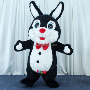 <span class=keywords><strong>Costume</strong></span> Gonfiabile da <span class=keywords><strong>Coniglio</strong></span> 2m/2.6m per Adulti, Vestito da Mascotte Peloso Gonfiabile, Abito da Coniglietto Pasquale per Intrattenimento - Product Image 4