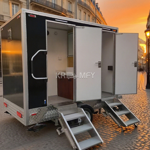 Baño Prefabricado para Exteriores, Personalizado, de Venta Exitosa, con Certificación DOT 2025, Remolque de Baño Móvil VIP, Inodoros Portátiles Individuales de Lujo - Product Image 1