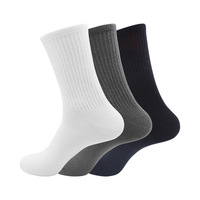 Offre Spéciale Femmes et Hommes Chaussettes en coton absorbant la sueur Chaussettes d'équipage anti-bactérien évacuant l'humidité