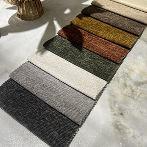 <span class=keywords><strong>Tissu</strong></span> d'ameublement en chenille résistant aux rayures et à l'usure pour canapé, adapté aux animaux domestiques, pour meubles de maison, textile sur mesure, vente en gros - Product Image 2