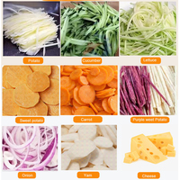 Commerciële aardappelsnijder, golvende aardappelchipsnijder, friet snijmachine, groentestripsnijder voor voedselverwerking