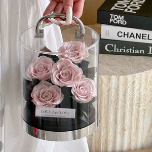 Regalo <span class=keywords><strong>de</strong></span> San Valentín para Novia, Propuesta <span class=keywords><strong>de</strong></span> Matrimonio, Regalo <span class=keywords><strong>de</strong></span> Cumpleaños para Novia, Rosas Eternas Preservadas Portátiles en Forma Cilíndrica - Product Image 6
