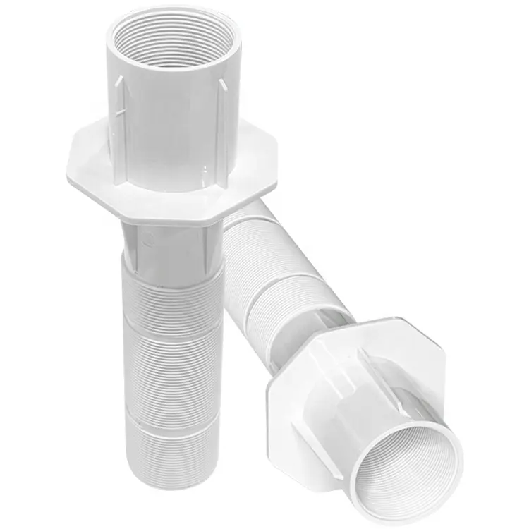 Fenlin novo design de parede de piscina tubo de pvc flexível acessórios de tubo de água para piscina