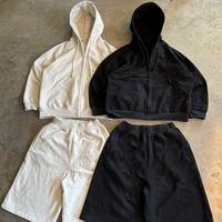 Ensemble de survêtement en molleton de coton OEM ODM de haute qualité, personnalisé, respirant, avec sweat à capuche et short pour homme, idéal pour l'automne