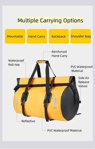 Bolsa Trasera/Bolsa para Asiento Trasero de Motocicleta Todoterreno, Impermeable, de PVC, Gran Capacidad, Directo de Fábrica - Product Image 5