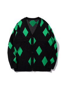 <span class=keywords><strong>Cardigan</strong></span> da Uomo in <span class=keywords><strong>Lana</strong></span>/Acrilico <span class=keywords><strong>Nero</strong></span> con Scollo a V, Personalizzabile ODM, Alta Qualità, Anti-Pilling, per l'Inverno - Product Image 4