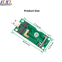 Adaptateur sans fil USB 2.0 Type-A vers Mini PCI-E MPCIe avec 1 emplacement pour carte SIM pour module modem 3G 4G LTE WWAN GSM en stock