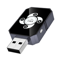 Adaptador CarPlay 4 en 1 con Botón Manual, Inalámbrico, Compatible con Android Auto, Mirror Link, Airplay y Conversor de Pantalla para Teléfono