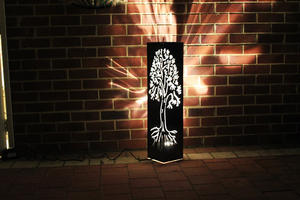 JH-Mech, fabricant d'éclairage de jardin LED en acier découpé au laser, en acier doux, économique, autoportant - Product Image 5