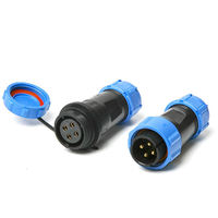 Connecteur en plastique étanche IP68 WZUMER équivalent aux connecteurs SP17 SP21 2 3 4 5 7 9 12 broches Connecteurs SP