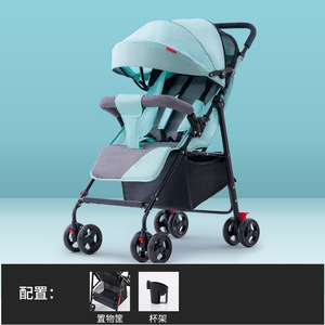 Passeggino 2025 Ultra-leggero pieghevole in metallo e tessuto con parasole resistente e borsa da trasporto - Product Image 4