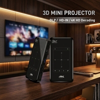 P09-II Mini Portable 4K LED Android DLP Projecteur 2G 3D Smart Beamer Type-C Charge rapide pour intérieur/extérieur 5G pour Pocket 3D