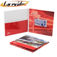 Logos personnalisés cadeau promotionnel et d'affaires top vente carte d'invitation professionnelle livre d'affaires brochure vidéo