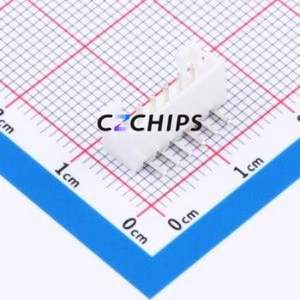 HC-PH-6AW-TW Wire-to-Board Pin Header Bent Lead Through Hole,P=2mm Connector 1x6P 2mm Right Angle Insert PH - Product Image 1