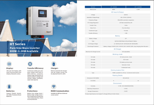 Ampinvt 800 Wát 12000 Wát duy nhất giai đoạn tinh khiết Sine Wave Inverter Charger off-lưới năng lượng mặt trời HYBRID INVERTER cho thiết bị nhà 12VDC - Product Image 6