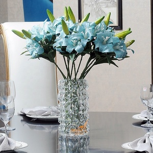 Grand <span class=keywords><strong>vase</strong></span> à fleurs transparent en verre cristal, décoration <span class=keywords><strong>de</strong></span> luxe, pièces centrales <span class=keywords><strong>de</strong></span> <span class=keywords><strong>table</strong></span> pour <span class=keywords><strong>mariage</strong></span> - Product Image 2