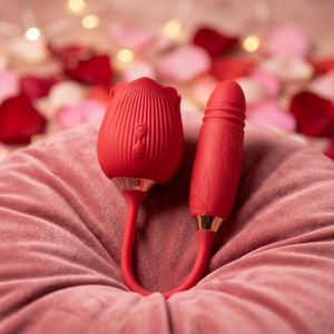 Vibrateur rose à 7 modes de succion et 10 modes de vibration, double moteur, silicone, étanche IPX7, rechargeable, pour clitoris et point G, pour <span class=keywords><strong>femmes</strong></span> - Product Image 2
