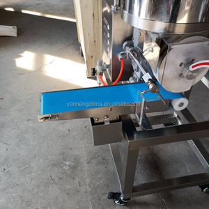 Machine automatique de découpe, de formage et de friture pour nuggets de poulet, hamburgers, galettes de pommes de terre, gâteaux de citrouille et anneaux d'oignon – Ligne de production complète - Product Image 3