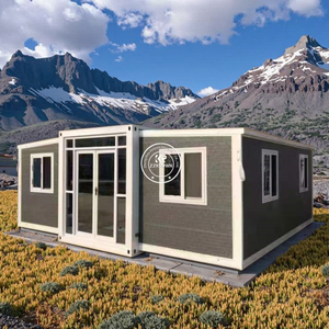 Facile à installer 20 pieds maisons de réfugiés pliables camps abri temporaire site bureau préfabriqué pliant extensible conteneur maison - Product Image 5