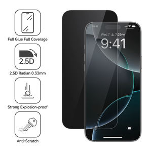 Verre trempé de haute qualité pour iPhone 17 Pro Max, <span class=keywords><strong>film</strong></span> protecteur d'écran de téléphone Samsung sans bulles - Product Image 3