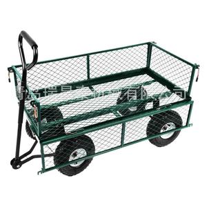 Carrito de herramientas de jardín hecho a medida 89X49X25 con ruedas inflables de 10 pulgadas, capacidad de carga de 150 kg, carrito exterior para herramientas - Product Image 5