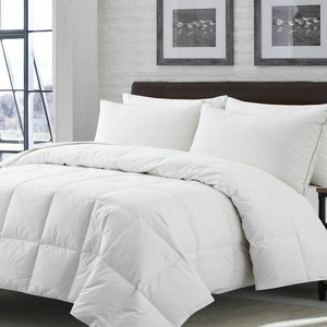 Chất Lượng Cao Xuống 100% Bông 383 Chủ Đề Đếm Vải Tất Cả Các Mùa Mềm Duvet Duvet Trắng <span class=keywords><strong>Muscovy</strong></span> Vịt Xuống Lông Chăn - Product Image 1