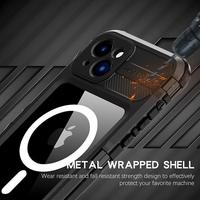 Funda Protectora Sumergible SHELLBOX con Certificación IP68, Carcasa Protectora de TPU+PC a Prueba de Agua para 15 Plus, Protector de Pantalla a Prueba de Golpes