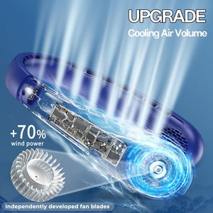 Enfriador de Cuello Inteligente con Pantalla, Carga USB, Flujo de Aire por Turbina, Flexible, Silencioso, Portátil, para Deportes y Correr, Venta al Por Mayor de Fábrica - Product Image 5