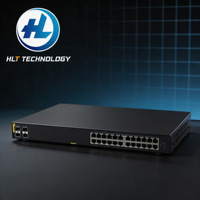 Nuevo Switch Gigabit PoE+ Administrado JL677A de 24 Puertos con 4 Uplinks SFP+ de 1/10G, Presupuesto de Energía de 370W Clase 4, Red Empresarial de Capa 3