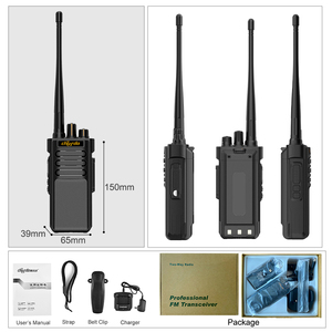 थोक चीर्डा ए 8 वाकी टॉकी, प्रोग्रामिंग सॉफ्टवेयर लंबी दूरी की 15 किमी रेंज वीएचएफ आईपी 67 वाटरप्रूफ रेडियो एन्क्रिप्शन के साथ - Product Image 3