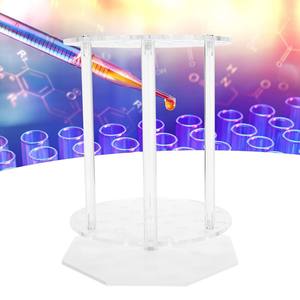 Estante para pipetas Estante para tubos de ensayo Estante para pipetas de 28 agujeros Soporte para pipetas de laboratorio Acrílico para estudiantes - Product Image 6