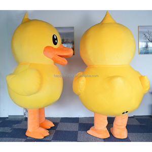 Rubber Duck Mascot <strong>Costume</strong> 2m Plush Cartoon Yellow Little <strong>B</strong>.Duck <strong>Costume</strong> Suits for Dress up Birthday Party