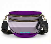 Sac à coque arc-en-ciel Genderfluid pour femmes, sac à bandoulière léger avec fermeture à glissière pour tous les jours