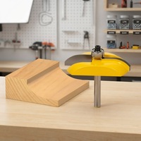 Fraise à onglet TUOKE de haute qualité avec queue de 1/4 po pour portes et cadres de meubles, perçage du bois, longueur 70 mm, pour machine de gravure et défonceuse