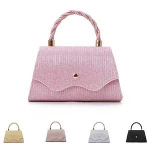 Bolso de noche cruzado con forro de poliéster de lujo para eventos de boda directo de fábrica - Product Image 1