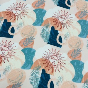 Tissu Popeline Imprimé Personnalisé Motif Lune et Soleil Mythologie Grecque pour Vêtements Décontractés, Doublures et Costumes - Product Image 3