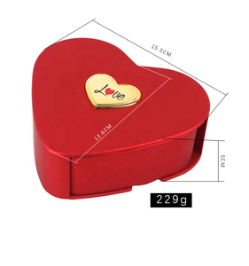 Новинка, лидер продаж, день Святого Валентина, День матери, раздвижной ящик в форме сердца, кольцо, ожерелье, серьги, сенсорная краска, упаковочная коробка для ювелирных изделий - Product Image 2