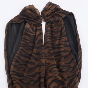 TAOP&ZA 2025 Nuova Collezione Autunnale <span class=keywords><strong>Abito</strong></span> <span class=keywords><strong>Mini</strong></span> Sexy Stile Europeo e Americano con Stampa Animalier e <span class=keywords><strong>Doppio</strong></span> <span class=keywords><strong>Petto</strong></span> 9121215 - Product Image 4